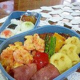 甘えびピカタのお弁当